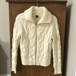 Talbots NWOT Cream Colored Cardigan Size XS